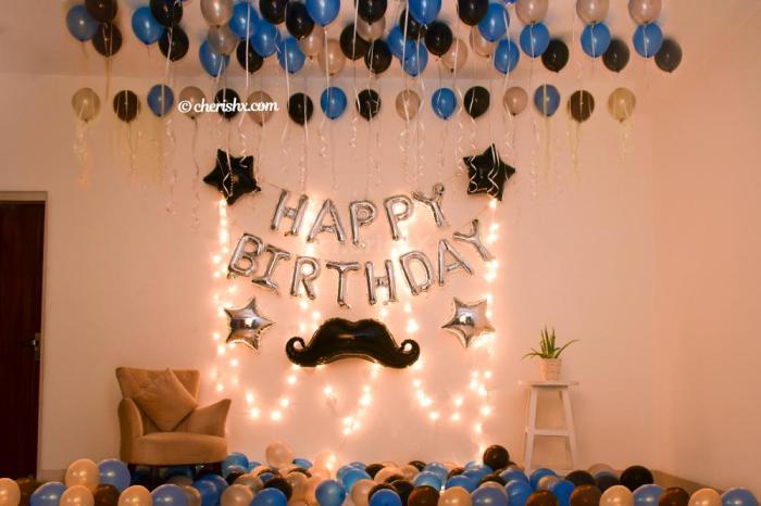 Decoration ideas for husband birthday