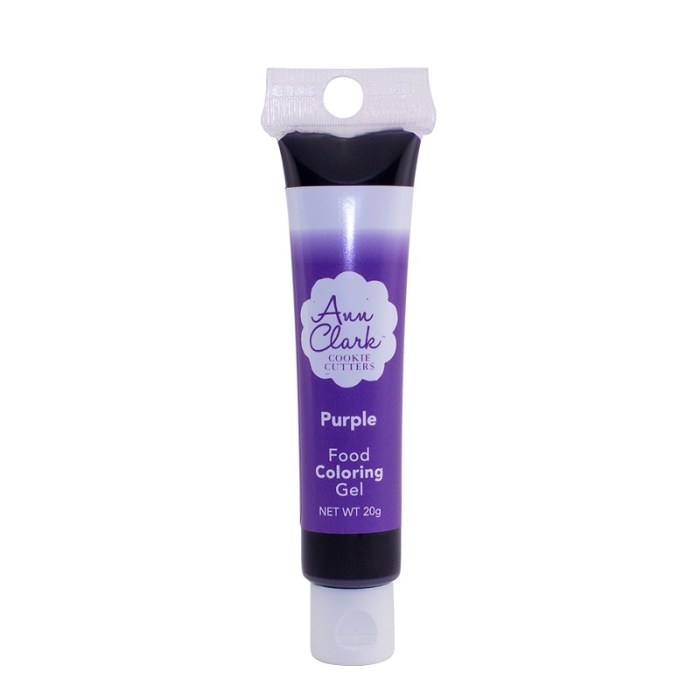 Purple food coloring gel