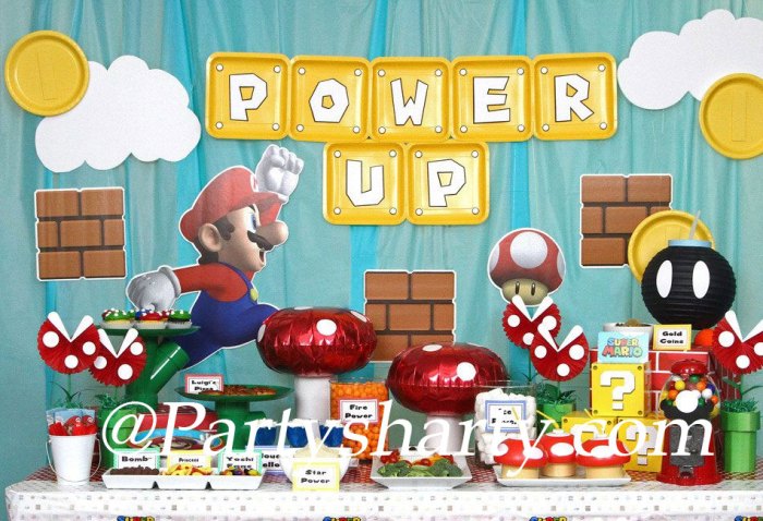 Party mario super birthday bros decorations ideas room google