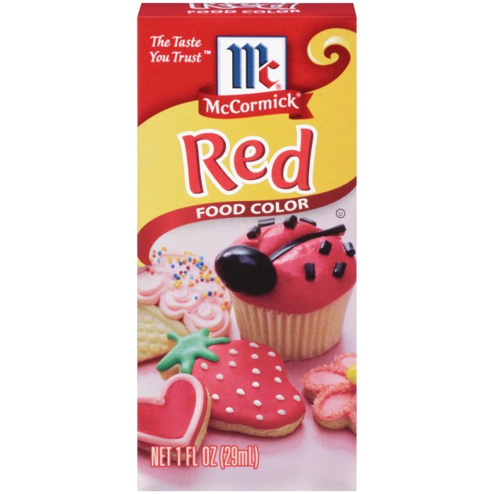 Does food coloring have red 40