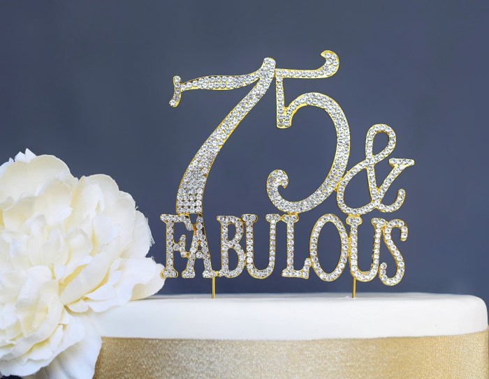 75th birthday decoration ideas