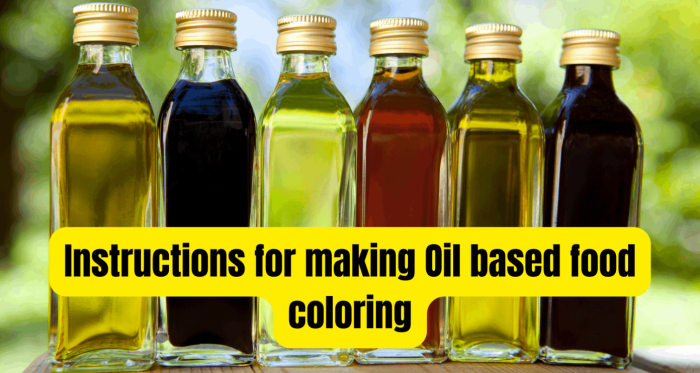 Oil Based Food Coloring Nearby A Guide