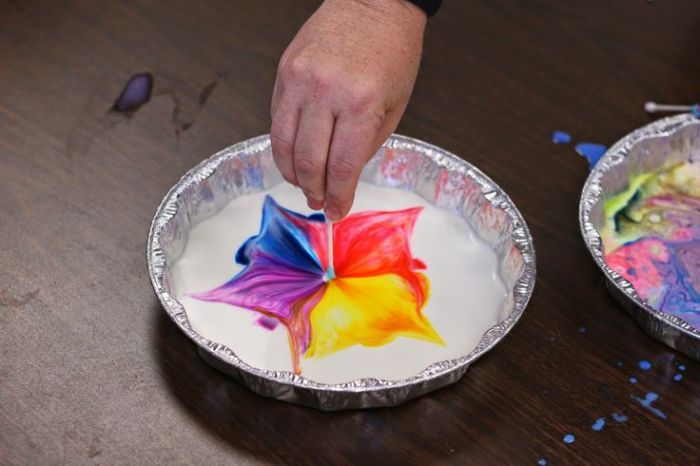 Soap Food Coloring Milk A Colorful Science Experiment