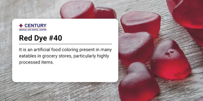 Does Food Coloring Have Red 40?