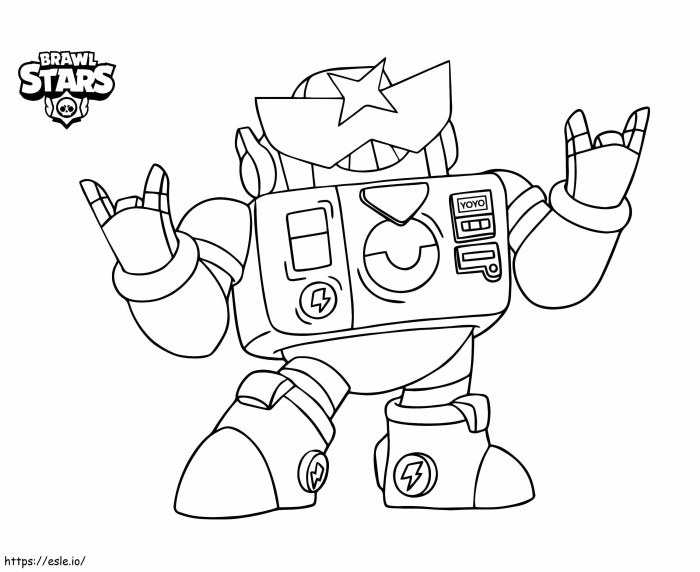 Surge Brawl Stars Coloring Page Unleash Your Creativity