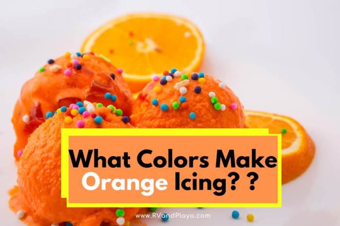 How to make dark orange food coloring