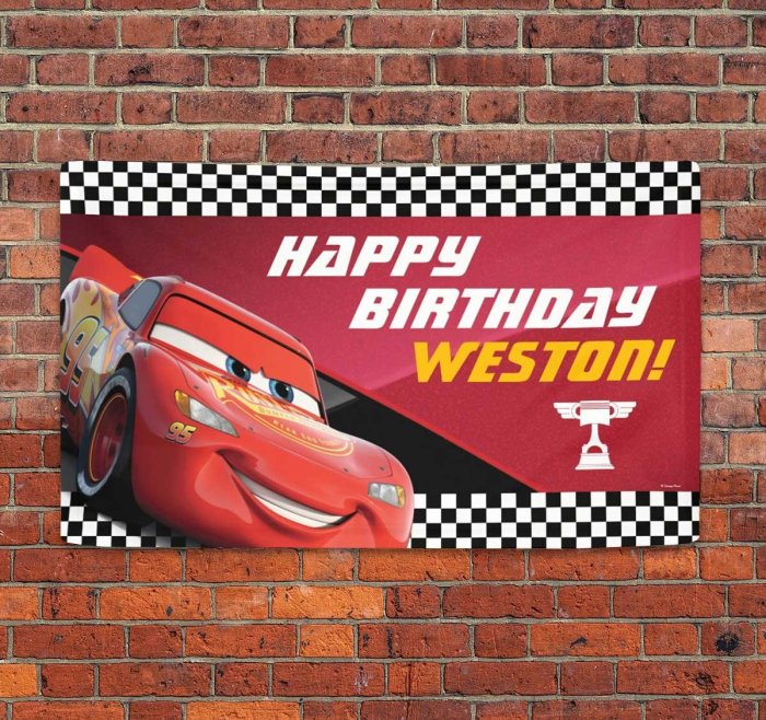 Mcqueen cars birthday decoration