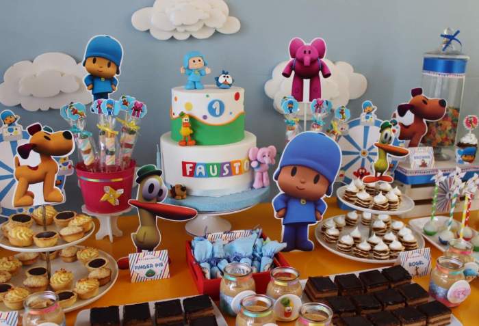 Pocoyo birthday party decoration