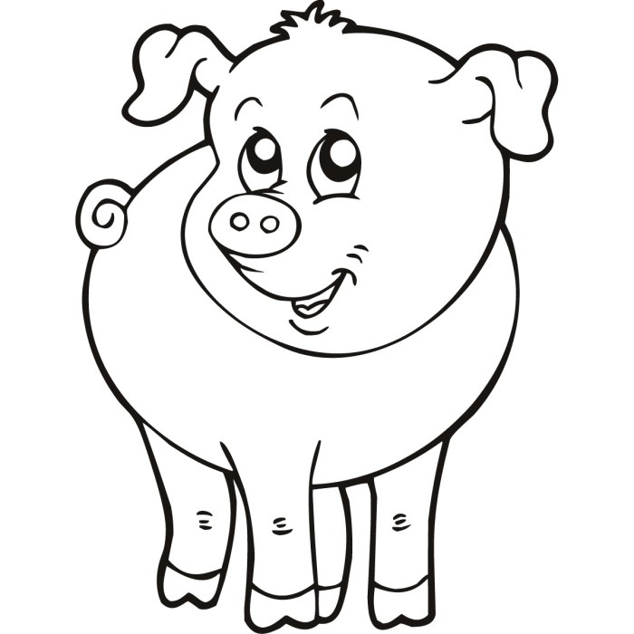 Farm animal coloring pages'