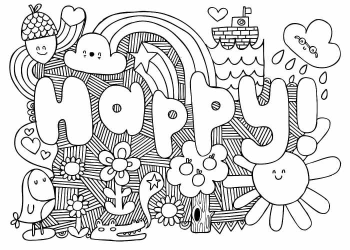 Teen coloring pages