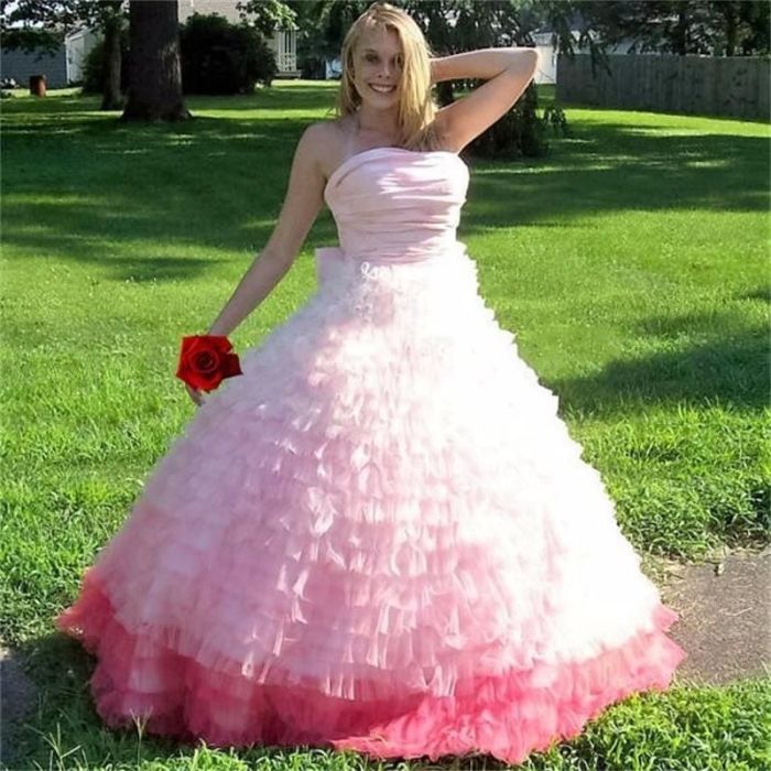 Princess wedding dresses pink