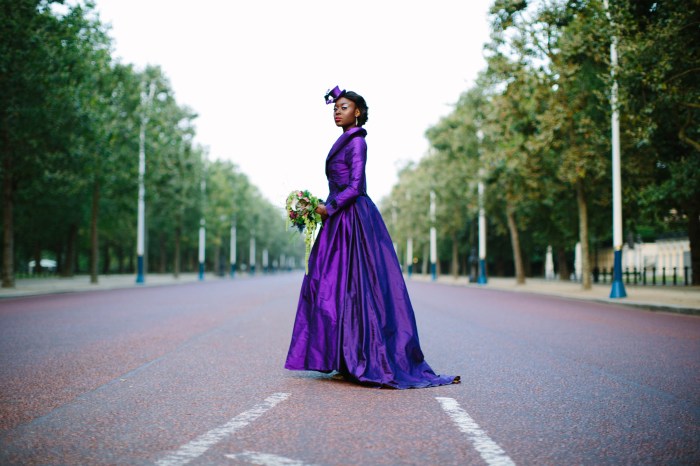 Purple orange wedding bridesmaid dresses fall bridesmaids bouquets flowers plus size dress long ideas full figured look colors invitations cake