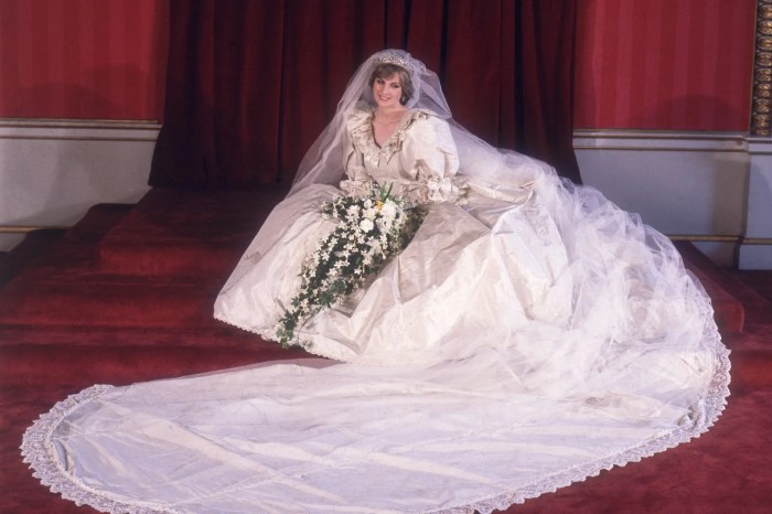 Princess Diana Wedding Dress Train A Royal Icon