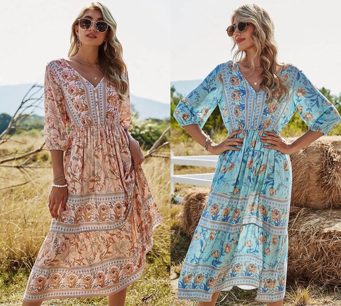 Summer boho wedding dresses