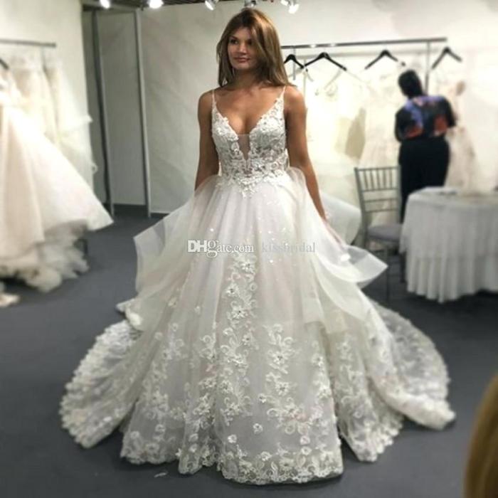 Plus size wedding dress for beach