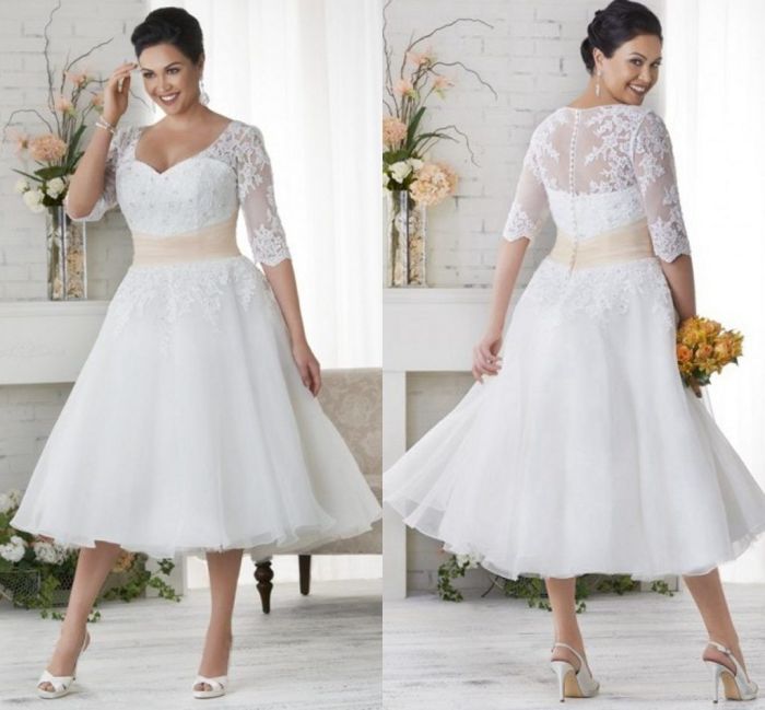 Plus size wedding dresses for summer