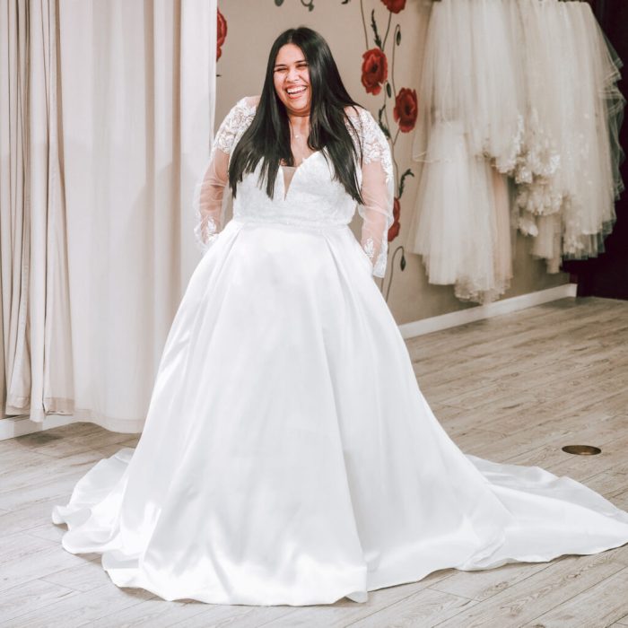 Plus size wedding dresses for winter