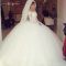 Princess Wedding Dress with Long Train